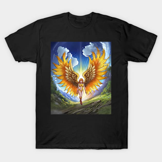 Angel Art T-Shirt by FehuMarcinArt